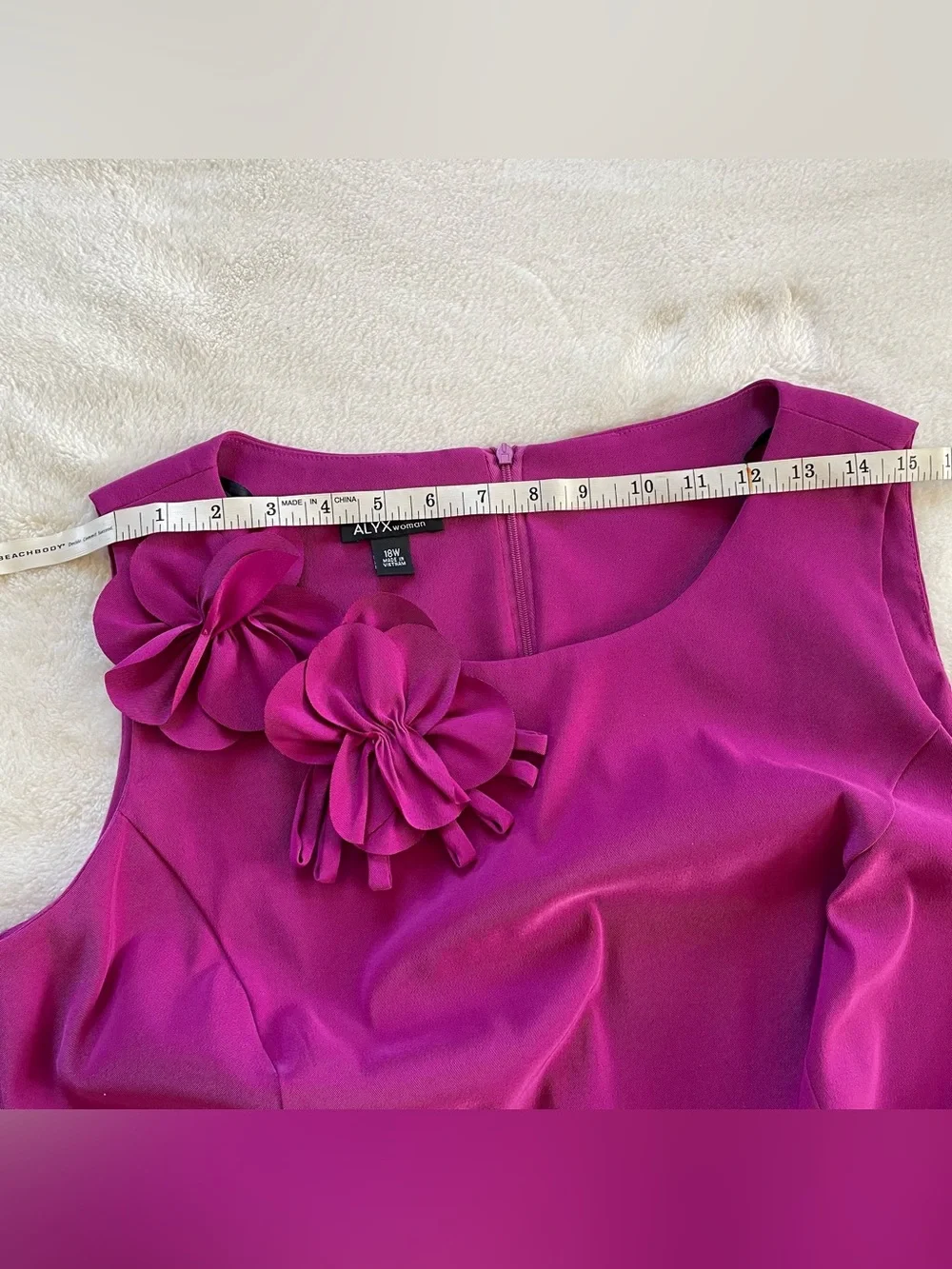 Alyx Magenta A Line Formal Dress size 18W - Picture 8 of 12
